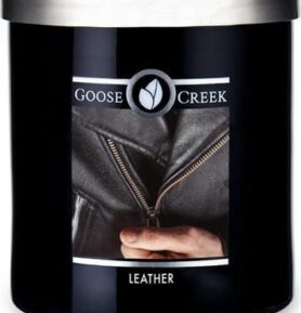 Goose Creek - Pánská kolekce - Kůže Aromatická svíčka ve skle 453 g