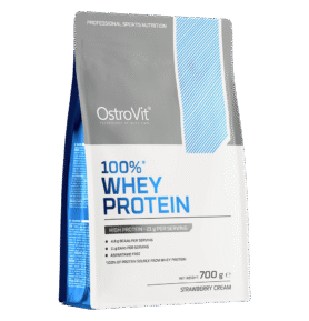OstroVit 100% WHEY protein 700 g - jahoda