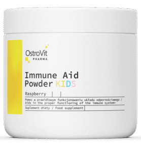 OstroVit Pharma Immune Aid KIDS prášek 100 g maliny