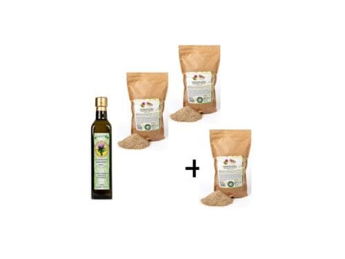 Bio-Detox AKCE 1x Olej 500ml + 2 + 1 ZDARMA Ostropestřec mariánský DRCENÝ 500g
