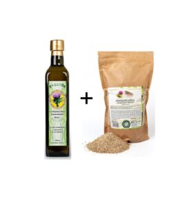 Bio-Detox Zvýhodněný balíček Olej 500ml + Ostropestřec mariánský DRCENÝ 500g