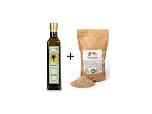 Bio-Detox Zvýhodněný balíček Olej 500ml + Ostropestřec mariánský DRCENÝ 500g