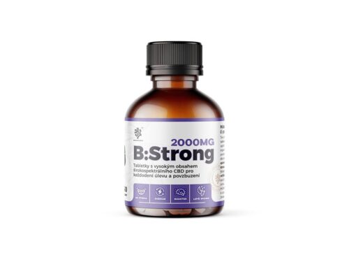 Czech CBD B:Strong CBD tablety 2000 mg