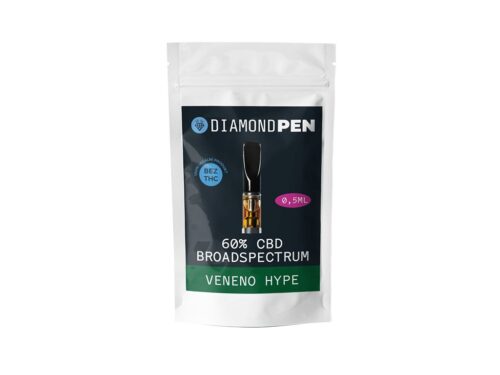 Czech CBD Cartridge Veneno Hype 60% CBD 0,5