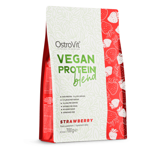 OstroVit Vegan Protein Blend 700 g JAHODA