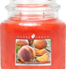Goose Creek - Broskev Svíčka ve skle 450 g