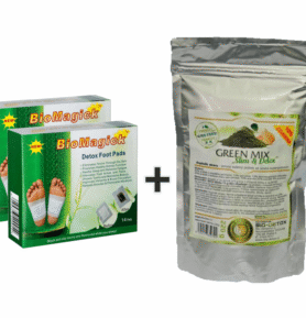 Bio-Detox Biomagick detoxikační náplasti 2  + 1 GREEN MIIX 220g - ZDARMA