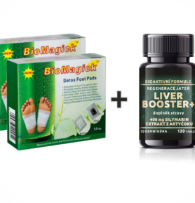 Bio-Detox Biomagick detoxikační náplasti 2 + 1 Liver Booster ZDARMA
