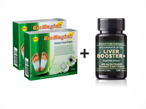 Bio-Detox Biomagick detoxikační náplasti 2 + 1 Liver Booster ZDARMA