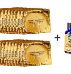 Bio-Detox Obličejová maska 10 kusů 2x + Kyselina Hyaluronová 7% 30ml