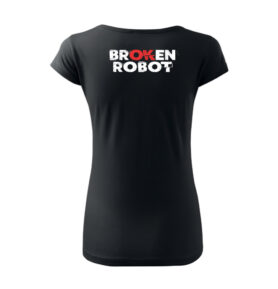 RAVE Dámské tričko | Broken Robot Barva: Černá, Velikost: XL