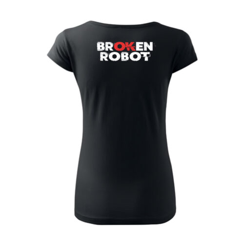 RAVE Dámské tričko | Broken Robot Barva: Černá, Velikost: XL