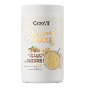 OstroVit Lahodný proteinový koktejl 400 g - arašídový