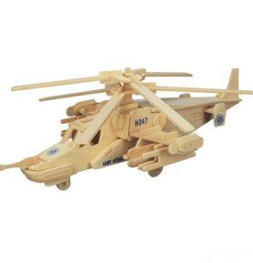 3D Puzzle přírodní - Helikoptéra KA-50