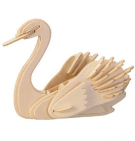 3D Puzzle přírodní - Labuť