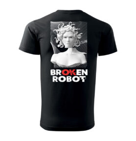 RAVE Pánské tričko | MEDUSA | Broken Robot Barva: Černá, Velikost: XXL