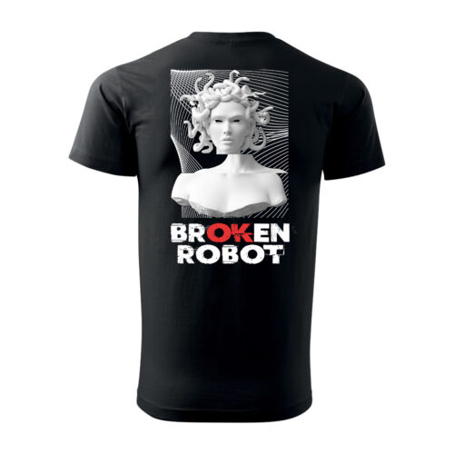 RAVE Pánské tričko | MEDUSA | Broken Robot Barva: Černá, Velikost: S