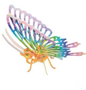 3D Puzzle barevné - Motýl