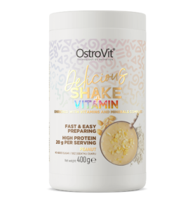 OstroVit Lahodný arašídový koktejl + vitamín 400 g