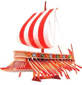 3D Puzzle barevné - Fénická galéra