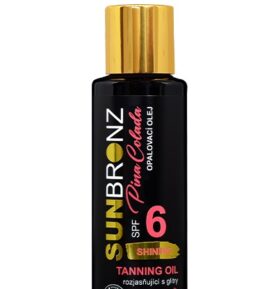 VIVACO Opalovací olej s třpytivým efektem SPF 6 Pina Colada SUNBRONZ
