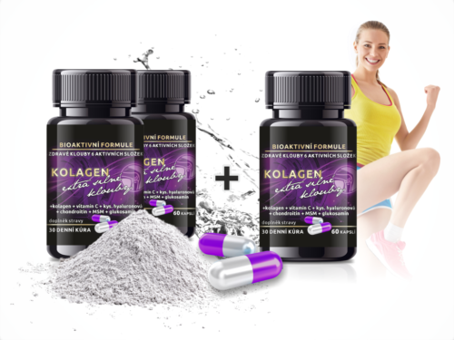 Bio-Detox Kolagen EXTRA SILNÉ KLOUBY  2x + 1 zdarma