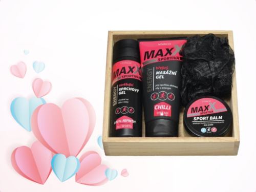 VIVACO Dárková bedýnka kosmetiky Maxx Sportiva Hot