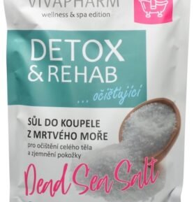 VIVACO Sůl z mrtvého moře DETOX a REHAB 1000g