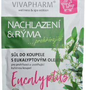 VIVACO Eukalyptová sůl do koupele NACHLAZENÍ a RÝМA 1000g