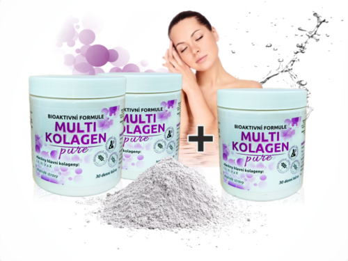 Bio-Detox MULTI KOLAGEN Pure 300g 2 + 1 ZDARMA