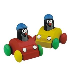 Auto - Pískací, Krtek v autíčku, 1ks (Detoa)