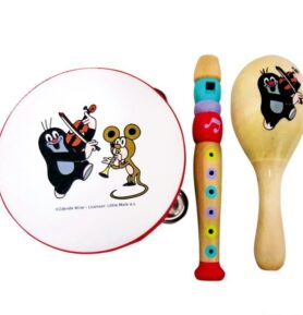 Hudba - Muzikální set, Krtek, 3 nástroje (Bino)