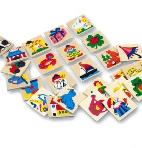 Obrázkové značky pro školky - Dřevěné 25 ks, SET 73513 (Bino)
