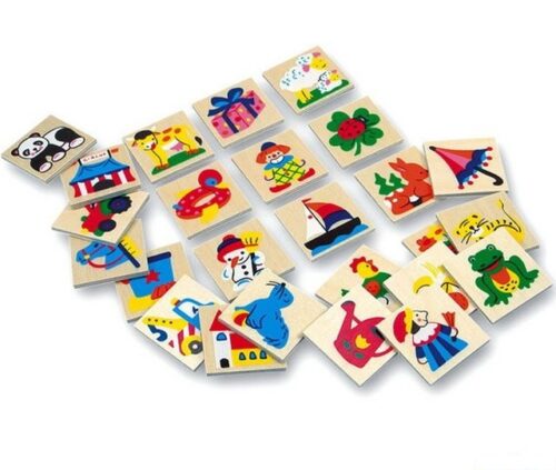 Obrázkové značky pro školky - Dřevěné 25 ks, SET 73513 (Bino)