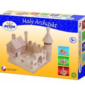 Stavebnice dřevěná - Malý architekt, 120 dílků (Detoa)