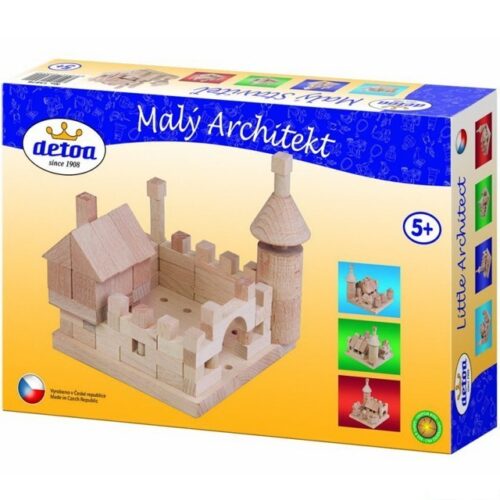Stavebnice dřevěná - Malý architekt, 120 dílků (Detoa)