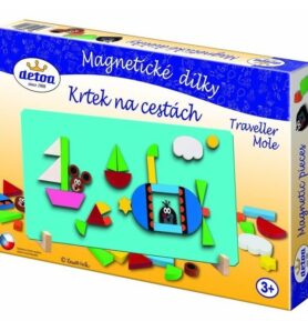 Puzzle magnetické - Krtek na cestách (Detoa)