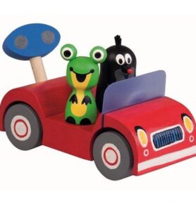 Auto - Krtek na výletě, červené auto (Detoa)