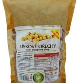 Bio-Detox Lískové ořechy - jádra lískových ořechů 550g