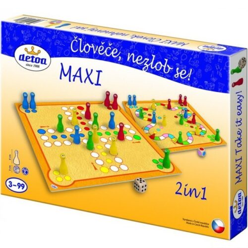 Člověče, nezlob se - Maxi 2 in1 (Detoa)