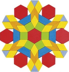 Mozaika - Dřevěná v kyblíku, 250 dílků (Goki)