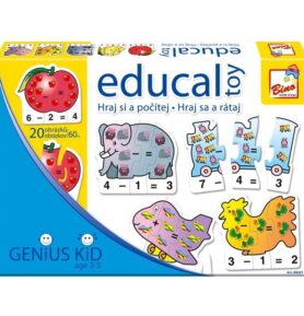 Didaktická hra - Educal Toy, Hraj si a počítej (Bino)