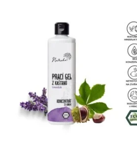 Natasha Prací gel z kaštanů Levandule koncentrát, 0,5l