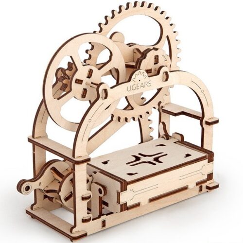 Ugears 3D mechanické puzzle Mechanická krabička 61 ks