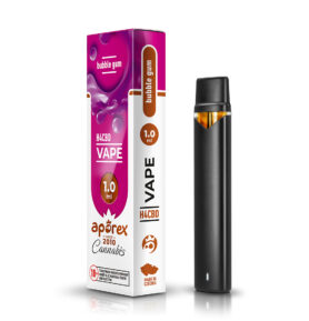 Aporex H4CBD Disposable Vape 1ml | Bubble gum
