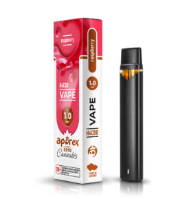 Aporex H4CBD Disposable Vape 1ml | Raspberry