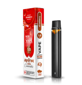 Aporex H4CBD Disposable Vape 1ml | Strawberry