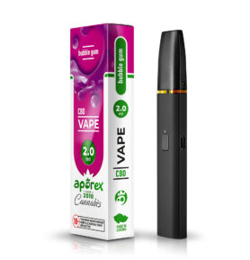 Aporex CBD Disposable Vape 2ml | Bubble Gum