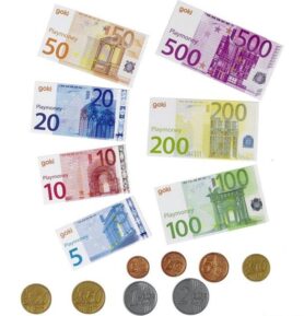Prodejna - Dětské euro peníze, 116ks (Goki)