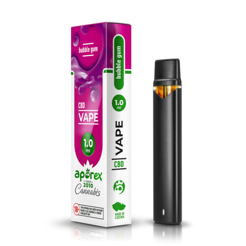 Aporex CBD Disposable Vape 1ml | Bubble Gum